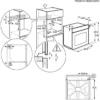 Four Encastrable Pyrolyse - Fonction vapeur - Sonde de cuisson - Classe A + - EOC6P67Z2 Noir
