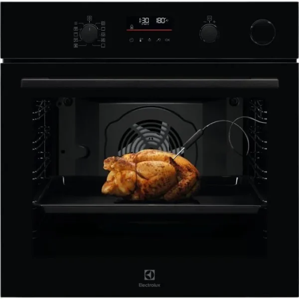 Four Encastrable Pyrolyse - Fonction vapeur - Sonde de cuisson - Classe A + - EOC6P67Z2 Noir