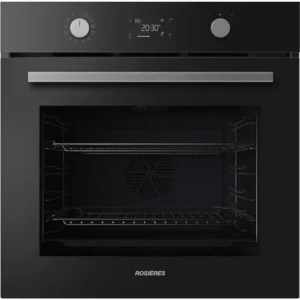 Four encastrable - Pyrolyse + Hydrolyse - ROSIERES - RO6 T3B3EYTB - Noir - Porte froide - 78L - Easy Steam
