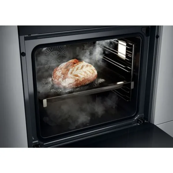 Four encastrable - Pyrolyse + Hydrolyse - ROSIERES - RO6 T3B3EYTB - Noir - Porte froide - 78L - Easy Steam