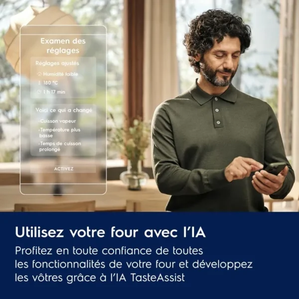 Four Encastrable Vapeur 800 MealAssist avec SteamPro ELECTROLUX Y9SOB3XH Classe A++