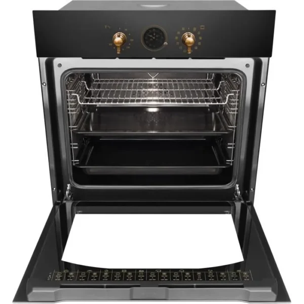 Four multifonction - Catalyse - AMICA - ED17319B RETRO - Noir - 59,5 x 59,5 x 57 cm