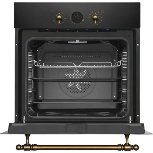 Four multifonction - Catalyse - AMICA - ED17319B RETRO - Noir - 59,5 x 59,5 x 57 cm