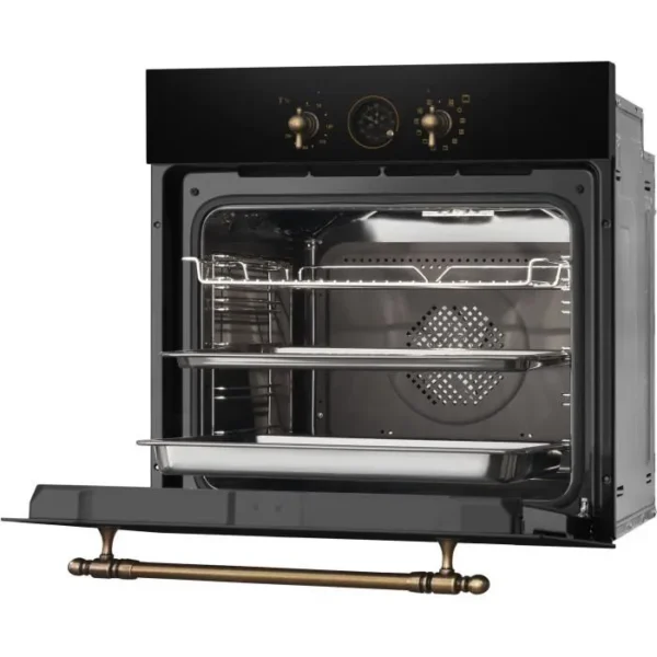 Four multifonction - Catalyse - AMICA - ED17319B RETRO - Noir - 59,5 x 59,5 x 57 cm