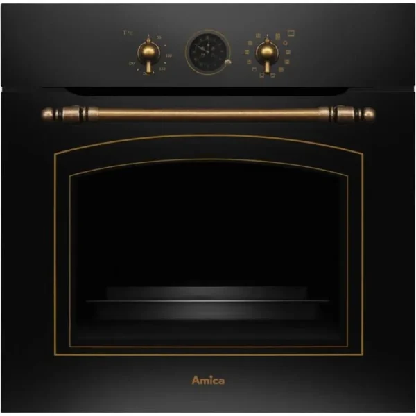 Four multifonction - Catalyse - AMICA - ED17319B RETRO - Noir - 59,5 x 59,5 x 57 cm