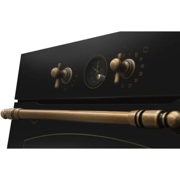 Four multifonction - Catalyse - AMICA - ED17319B RETRO - Noir - 59,5 x 59,5 x 57 cm