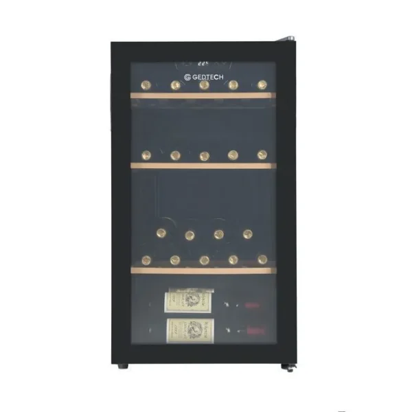 gedtech-cave--vin-de GEDTECH Cave à vin de vieillissement GWC31 - Pose libre - 31 bouteilles - Mono zone - Etagères bois