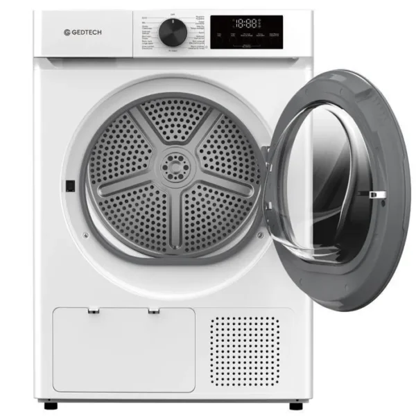 GEDTECH Sèche-linge pompe à chaleur SL10HPE - 10 Kg - L60cm - 16 programmes - Départ différé