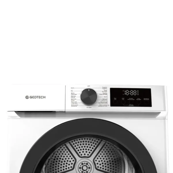 GEDTECH Sèche-linge pompe à chaleur SL10HPE - 10 Kg - L60cm - 16 programmes - Départ différé