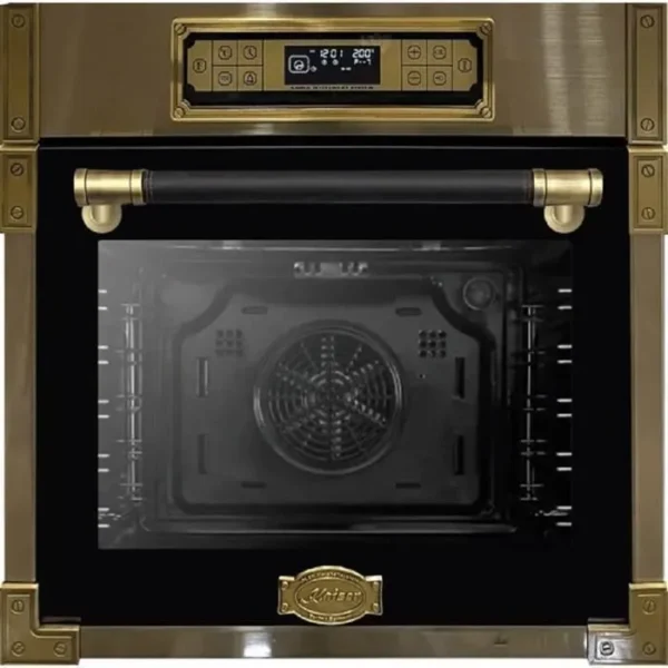 Kaiser Four à encastrer EH 6726 AD, Retro four à encastrer 80L, four électrique, verre anthracite