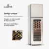 Cave à vin - Klarstein Vinovilla 7 Built-in Uno Onyx - 20 litres - Panneau de commande tactile