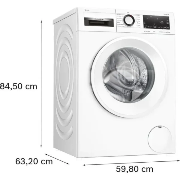 lave-linge-hublot-bosch-wgg244f1fr-ser6-9-kg-i (8) Lave-linge hublot BOSCH WGG244F1FR SER6 - 9 kg - i-DOS - Induction - L60cm - 1400 trs/min - Classe A - Vapeur