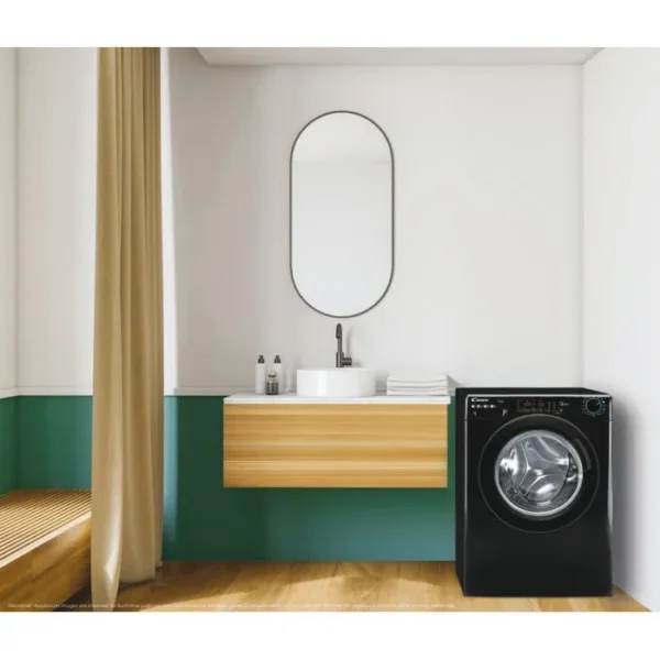Lave-linge hublot CANDY CS 1411TXMBBE/FR - 11 kg - Induction - L60cm - 1400 trs/min - Classe A - Noir