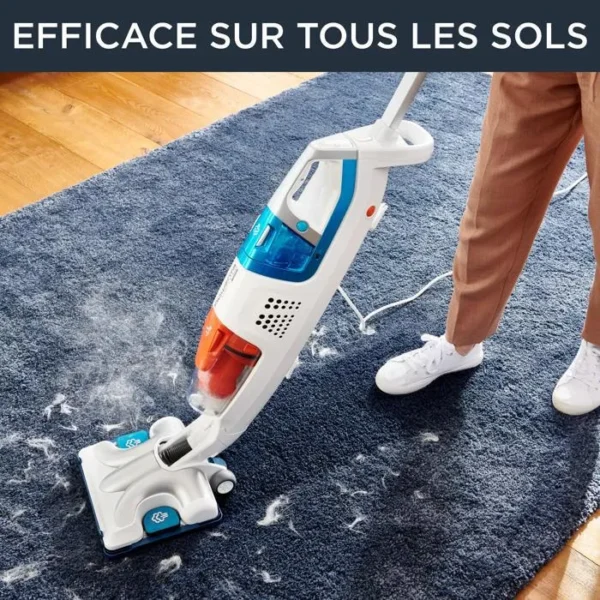 Rowenta Nettoyeur vapeur, Aspire et lave en même temps à la vapeur RY8544WH