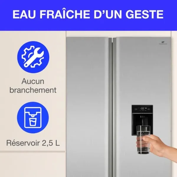 Réfrigérateur américain - CONTINENTAL EDISON - CERA505NFIXD - 503 L