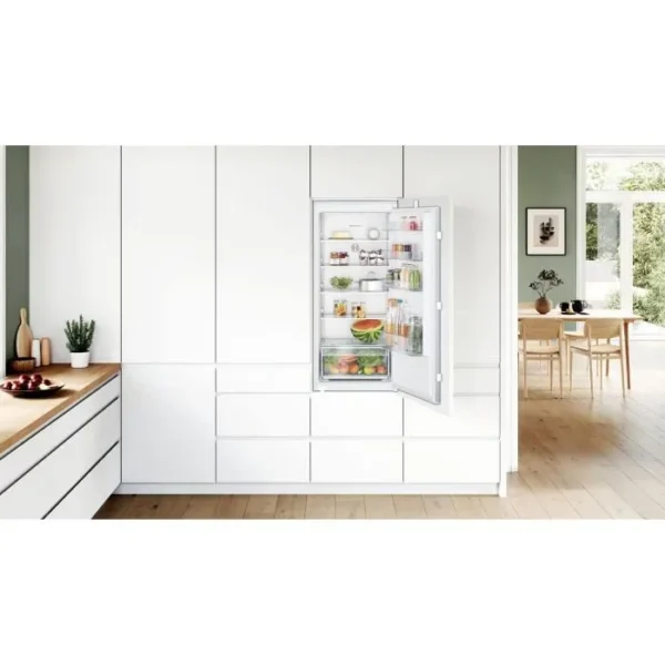 refrigerateur-bosch-ser2-kir41nse0-1-porte-integra (1) Réfrigérateur BOSCH SER2 KIR41NSE0 1 porte Intégrable 204 L Porte à glissière