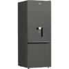 refrigerateur-combine-beko-serie-b100-b1rcne53 (1) Réfrigérateur combiné - BEKO série b100 - B1RCNE534DG - 2 portes - Distributeur d'eau - 475 L - 70 x 74,5 x