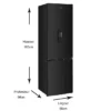 refrigerateur-combine-gedtech-gcb262bl-black-c (5) Réfrigérateur combiné GEDTECH - GCB262BL Black - capacité 262L - Classe E