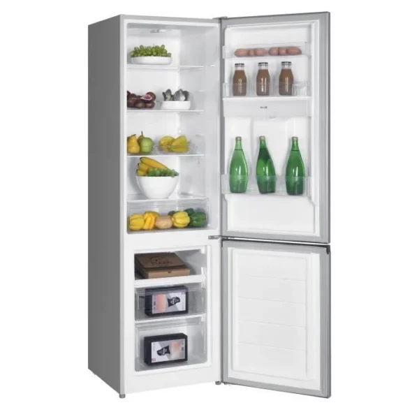 Réfrigérateur combiné GEDTECH - GCB262SL Silver - capacité 262L - Congélateur bas - Classe E