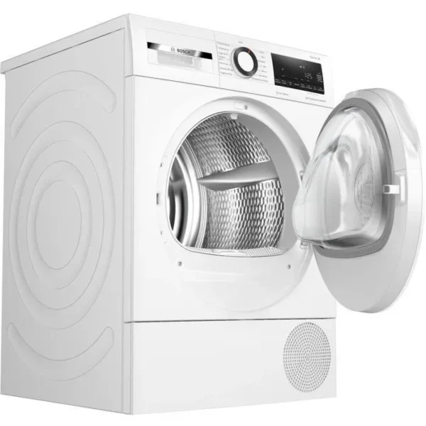 Sèche-linge pompe à chaleur BOSCH Série 6 WQG24502FR - 8 kg - Induction - L60 cm - Classe C - Blanc