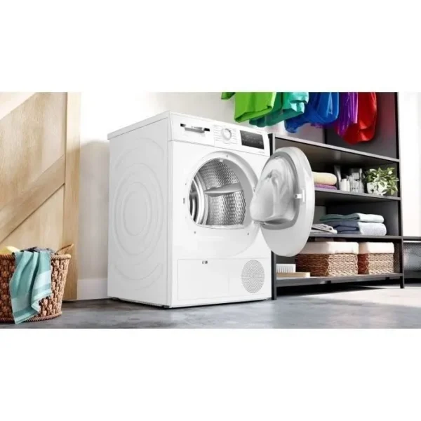 Sèche-linge pompe à chaleur BOSCH WTH8300DFR SER4 - 8 kg - Blanc