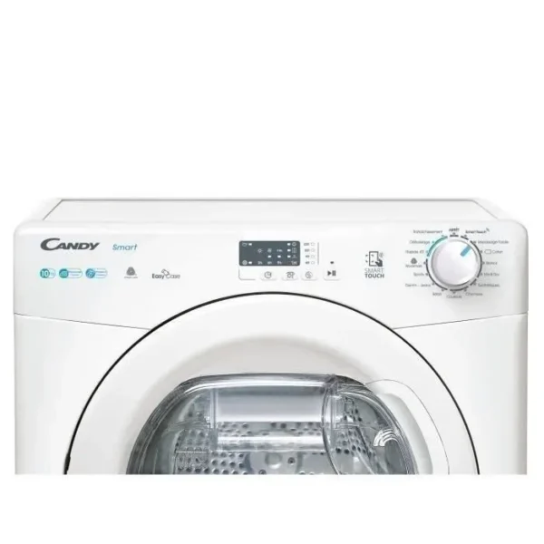 Sèche-linge pompe à chaleur CANDY Smart CSE H10A1LE-47 - 10 kg - Connecté - 15 programmes - 66dB