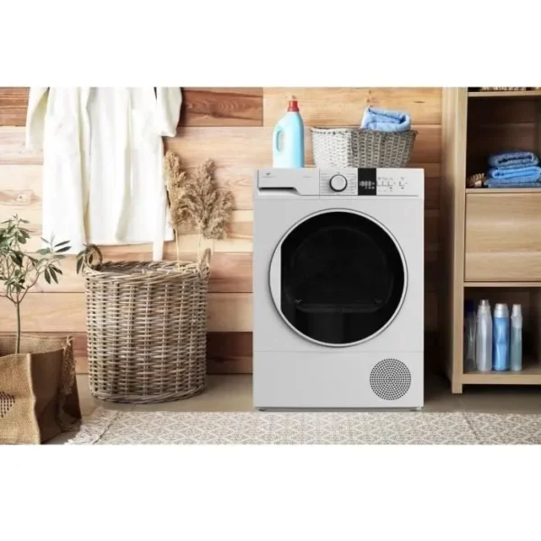 Sèche-linge pompe à chaleur CONTINENTAL EDISON CESL12PCW - 12 kg - 60 cm - Classe E - Blanc
