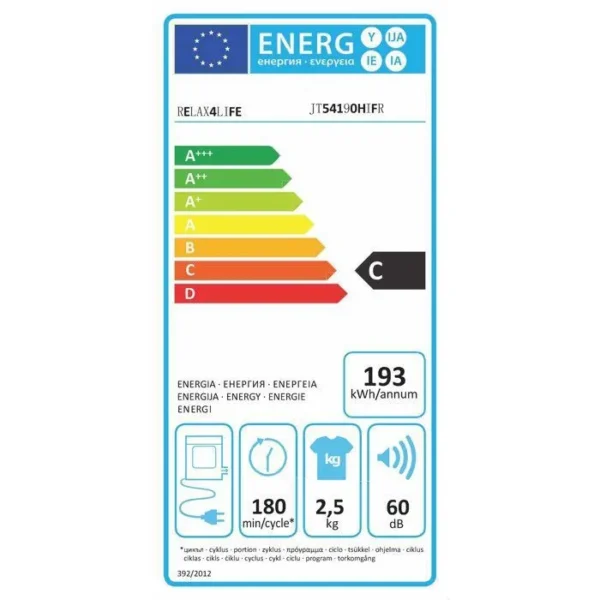 Sèche-Linge - RELAX4LIFE - 800W - Capacité 4KG - Tambour en Acier Inoxydable