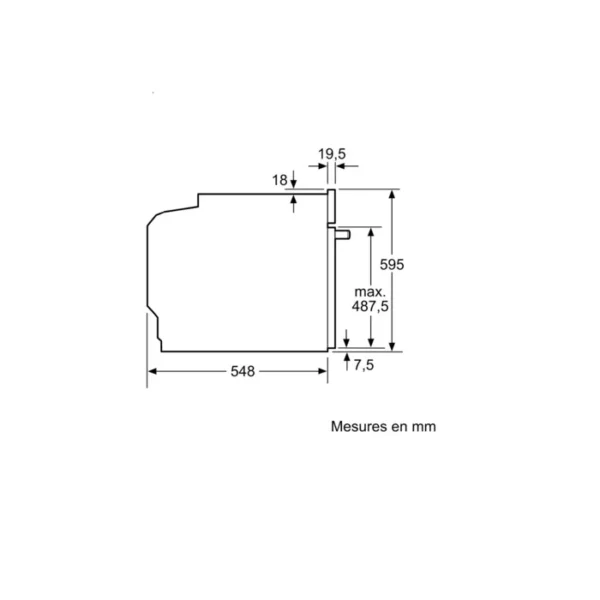 siemens-four-integrable-multifonction-71l-60cm-pyr (3) Siemens Four intégrable multifonction 71l 60cm pyrolyse/hydrolyse noir - HB774G2B1