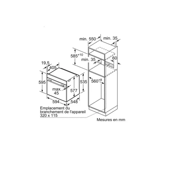 siemens-four-integrable-multifonction-71l-60cm-pyr (4) Siemens Four intégrable multifonction 71l 60cm pyrolyse/hydrolyse noir - HB774G2B1