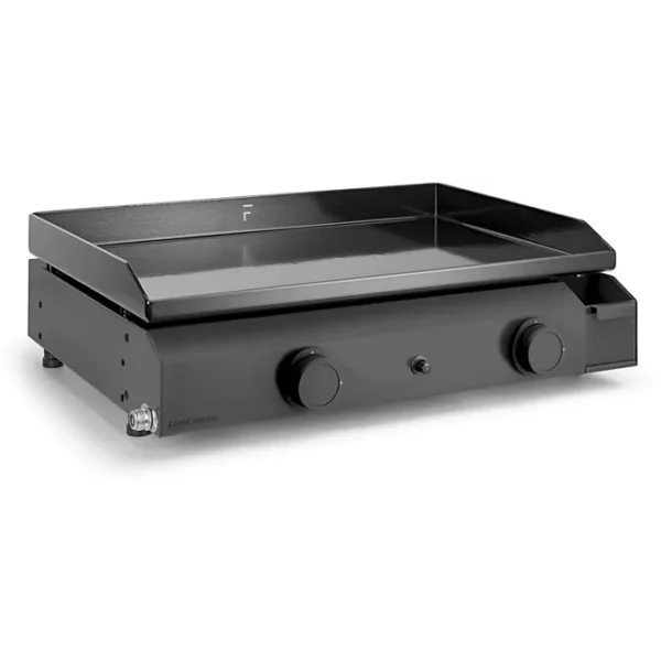 x Plancha gaz FORGE ADOUR Base 60 Acier 2 brûleurs à poser, 57.5x37.9 cm